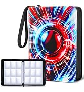 Eiito 9-Pocket Trading Card Binder – Holds 900 Cards with 50 Removable Sleeves, Waterproof Card B...