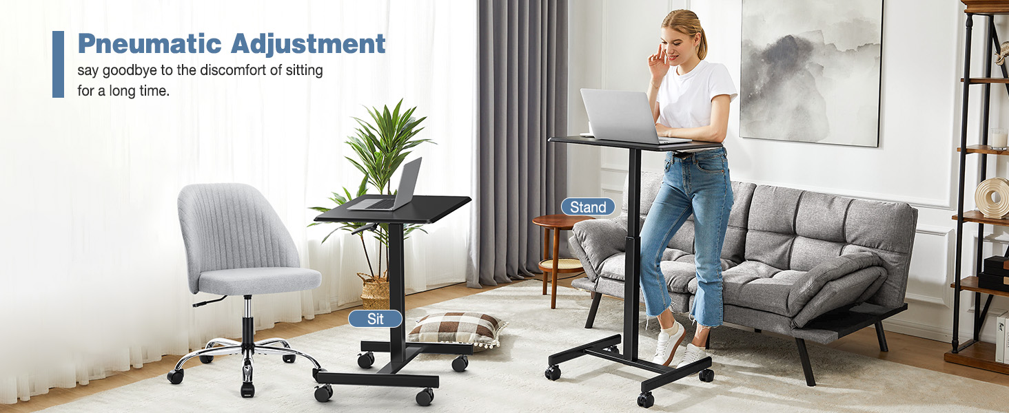 Portable Rolling Laptop Desk