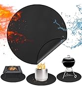 TOHONFOO 58.5in Fire Pit Mat Compatible with Solo Stove Yukon, Fireproof Mat Compatible with Solo...