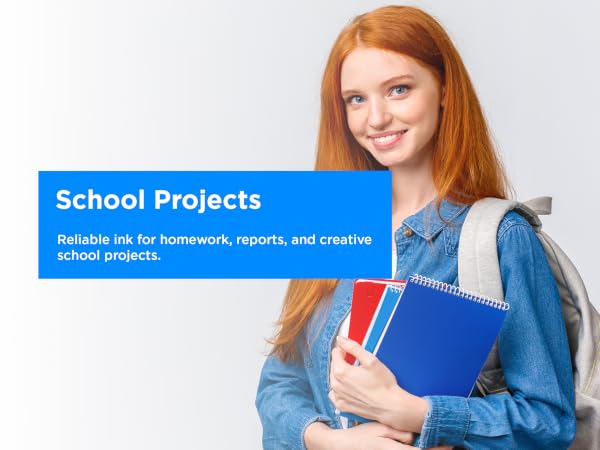 School projects with a student carrying books