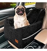 Dog Car Seat for Small/Medium Dogs, Memory Foam Dog Booster Seat, Travel Safety Per Car Seat with...