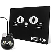 Cute Cat Mouse Pad and Mouse set for Kids Children Wired USB Optical Mice Fit for Computer,Deskto...
