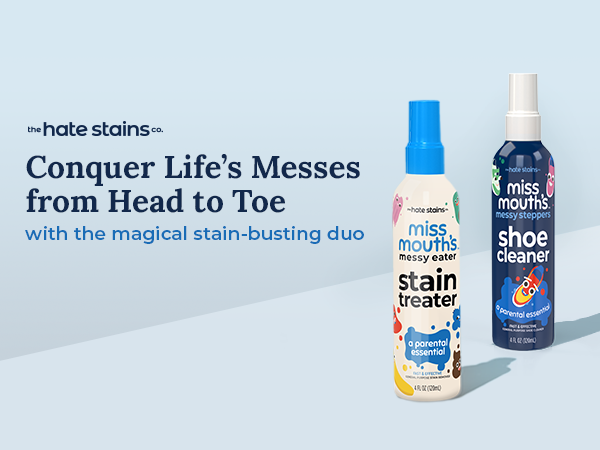 Kick stains to the curb: the mess busting duo