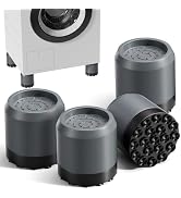Anti Vibration Pads for Washing Machine with Strong Suction Cup, 4 PCS Non Slip and Noise Cancell...