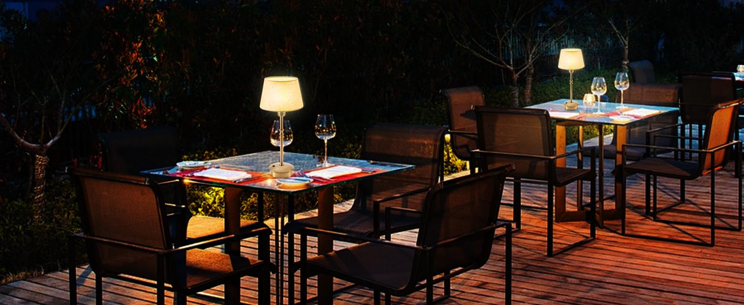 outdoor patio table lamp