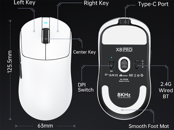 wireless gaming mouse