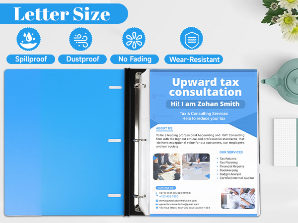 page protectors for 3 ring binder