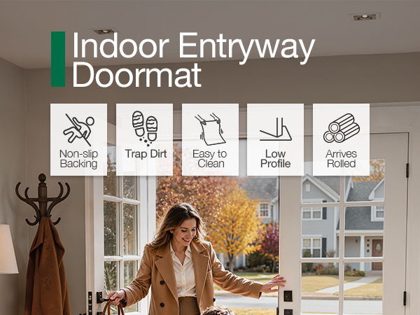 LUMI Indoor door mat, keep your home cleaner and happier