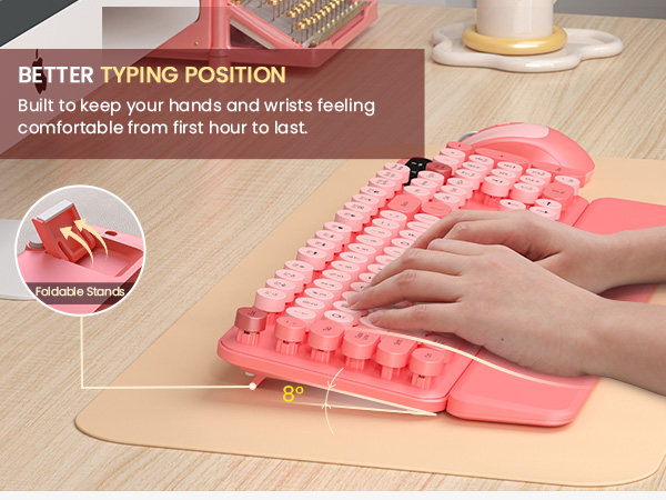 tilt angle for ergonomic