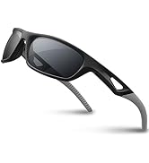 RIVBOS Polarized Sports Sunglasses Driving shades For Men TR90 Unbreakable Frame RB831