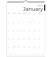 Wall Calendar 2026-2027, 18 Months, Runs From January 2026 to June 2027, 17" x 12" Large Wall Cal...