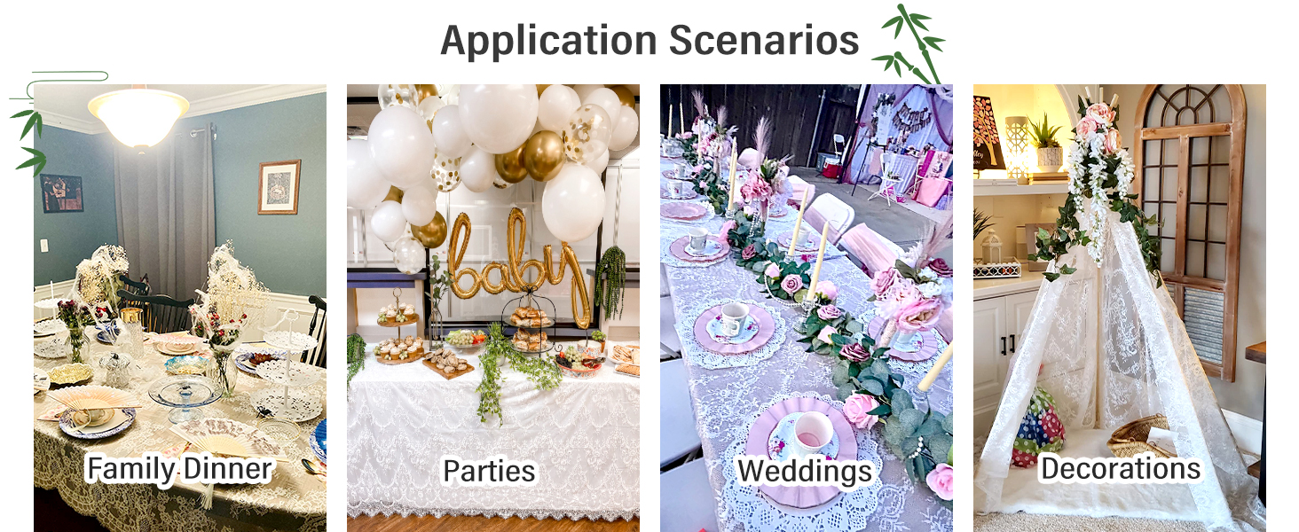 LACE TABLECLOTH USAGE
