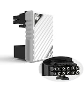 Formulamod 16 Pin GPU PCI-e 5.0 180 Degree Angled Connector, 12VHPWR Male to Female u Turn Adapte...