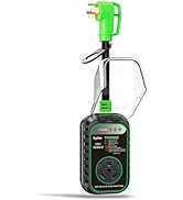 EyGde 50 Amp to 30 Amp RV Adapter with Surge Protector - Upgraded Patented NEMA 14-50P Male to TT...