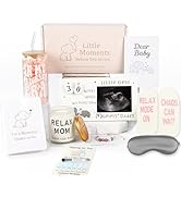 DAMCONME Pregnant Mom Gifts – Thoughtful Pregnancy Gift Box for Mom to Be – Relaxation and Memory...