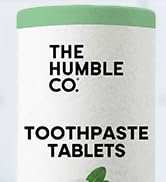 The Humble Co Fluoride-Free Chewable Toothpaste Tablets, Mint - Bite, Chew, Brush - Zero Water & ...
