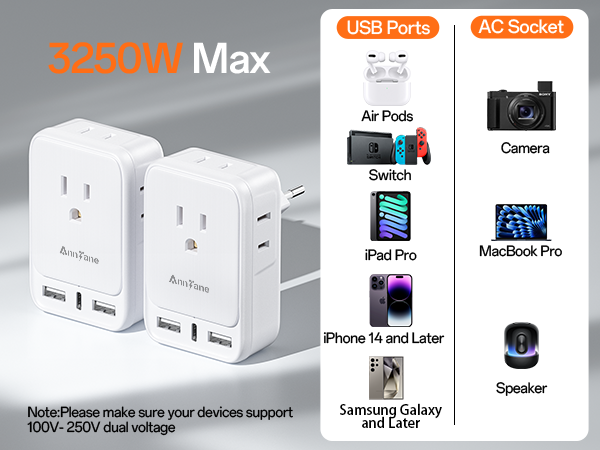 american to european plug adapter