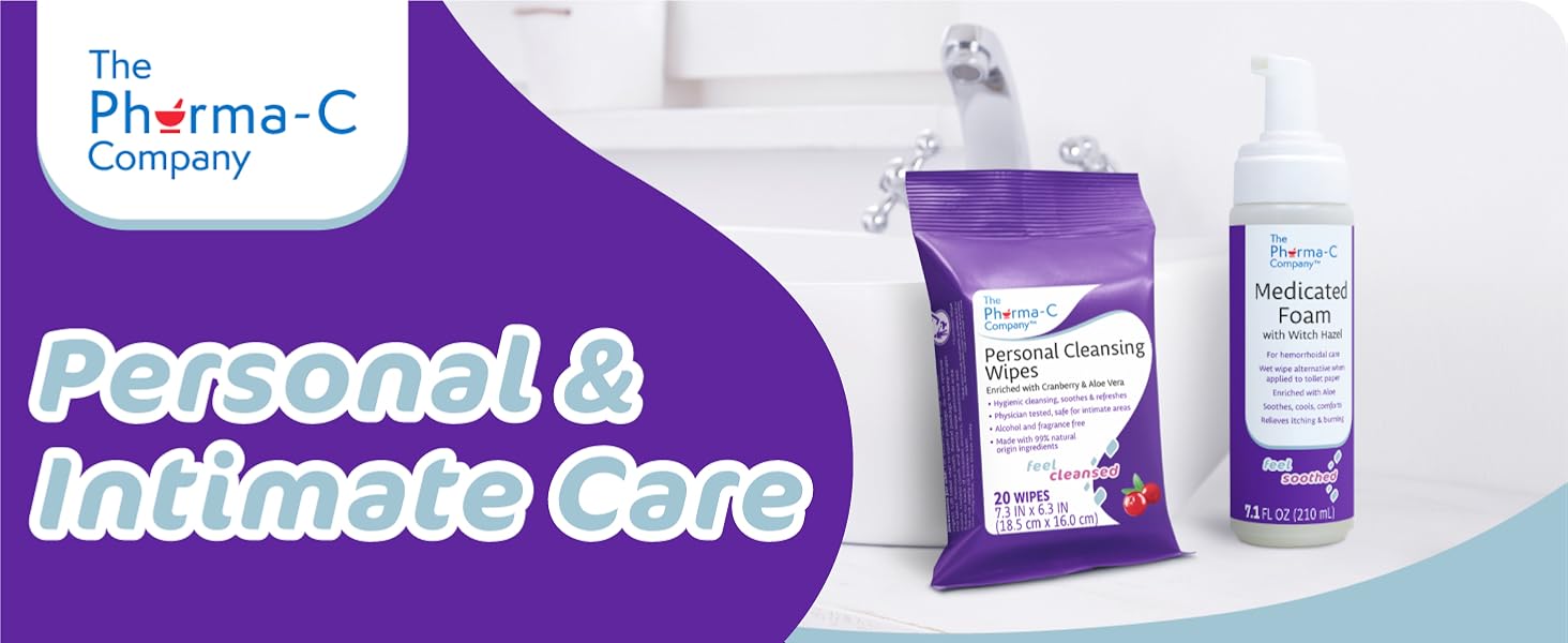 personal cleansing wipes intimate care hemorrhoidal cranberry