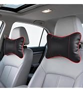 SendyFeather 2 Pack Car Neck Pillow Soft Breathable Headrest Pillows for Driving Support, Univers...