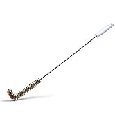 FryOilSaver Co, B53C, L Shaped Fryer Cleaning Brush, High Temperature Heavy Duty Deep Fryer Coil ...