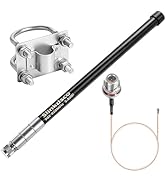 Waterproof 5.8dBi Meshtastic Lora 915MHz Node/Repeaters/Module Devices Fiberglass Antenna with N ...