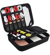 BOVKE Electronic Organizer Travel Cable Organizer Bag Electronic Accessories Case Portable Tech O...