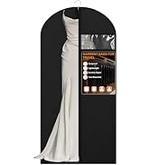 Garment Bags for Travel & Hanging Clothes, 55" Suit Bag for Closet Storage, Lightweight Dress Bag...