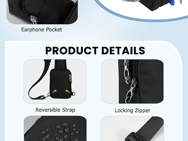 Anti-theft Crossbody Bags
