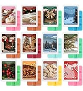 STRN Wax Melts, 12 Scents Soy Wax Cubes for Warmers, Long-Lasting Scented Fragrance Soy Wax Melts...