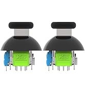 K-Silver 320° Tension Adjustable TMR Magnetic Joystick Replacement, 30-80gf Force, Anti-drift Sti...