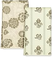 Miss Adola 2pcs Microfiber Kitchen Towels - Boho Kitchen Towels Set of 2 with Hanging Loop Decora...
