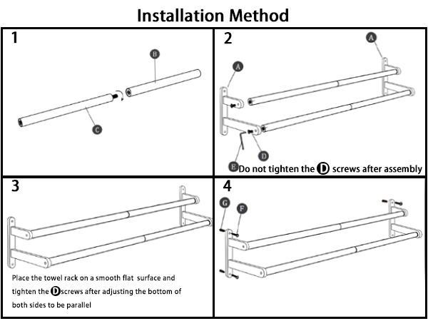 wall-mounted bathroom towel rack