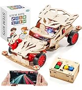 STEM Kits for Kids Age 8-10, STEM Toys for Boys 8-13, Remote Control Model Car Building Kits, Woo...