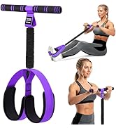KUTIZE Multifunction Foot Pedal Resistance Band, Portable Leg & Arm Workout Equipment for Full Bo...