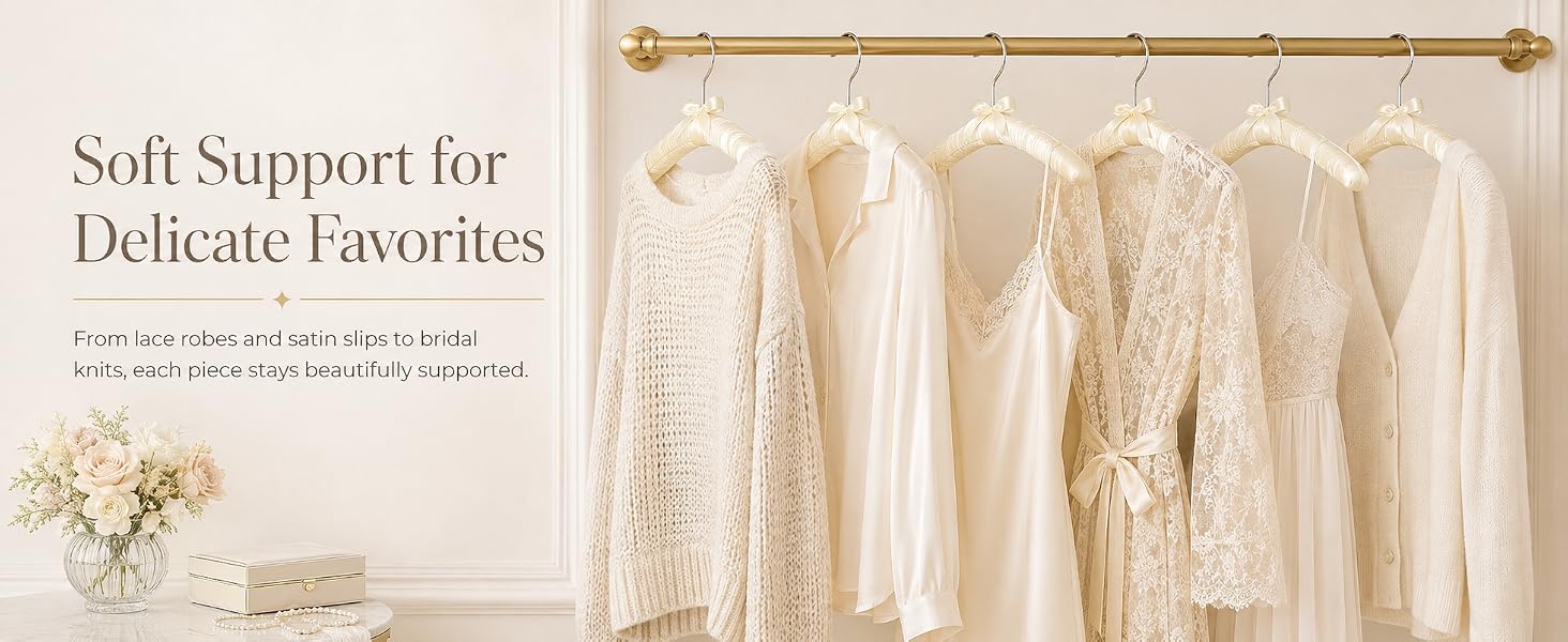 Wedding dress hangers