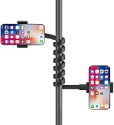 Chunxiao Mic Stand Phone Holder for Microphone Stand Fits Most 3.5" - 7.5" Smartphones - Flexible...
