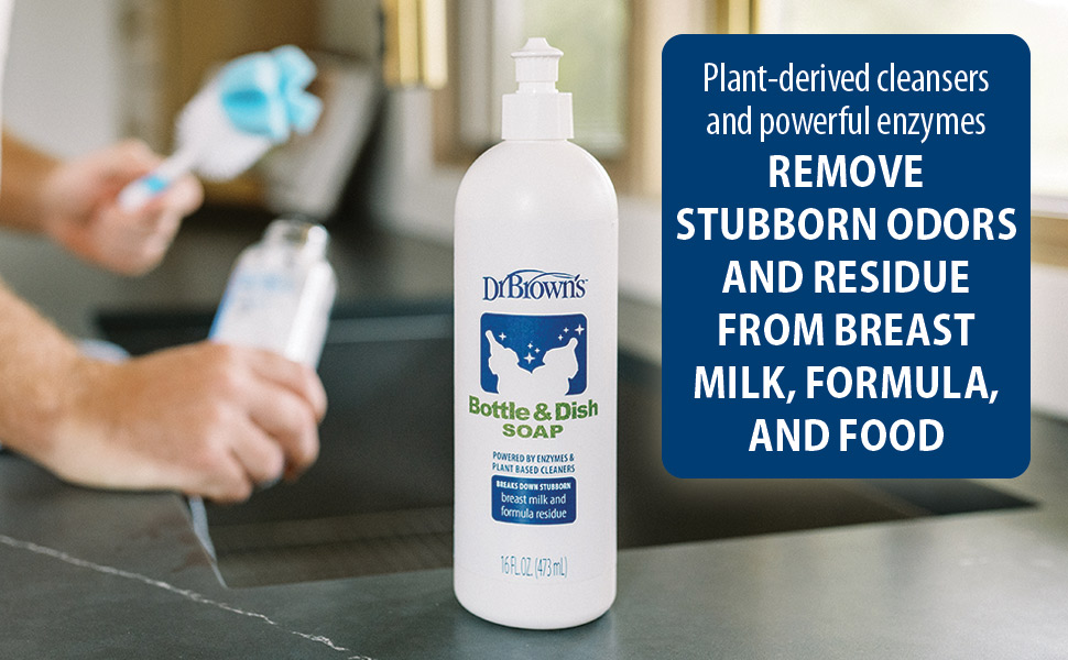 Plant derived cleansers and powerful enzymes remove stubborn odors and residue