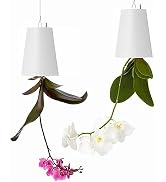 SYOOY 2 PCS Upside-Down Planter Hanging Flower Pot Planter for Balcony Garden Home Decoration (Wh...