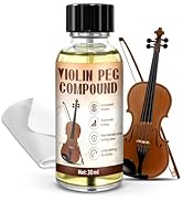 kuailaya Violin Peg Compound 30ml, Peg Slip Stopper Lubricant for Violin Viola Cello, Stops Tunin...