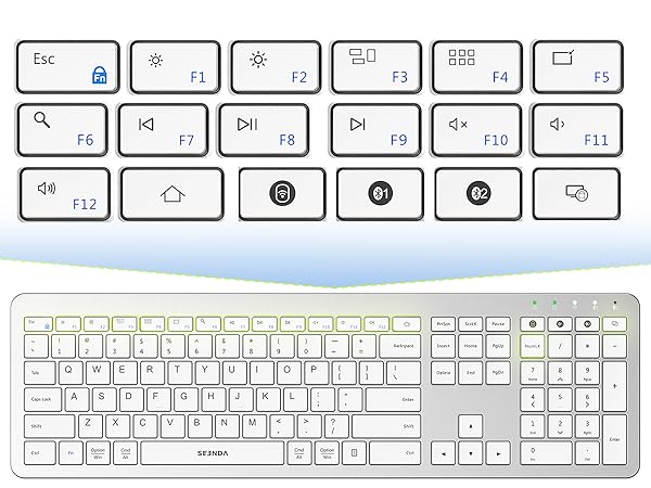 keyboard with multimedia keys
