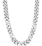 ChainsHouse Personalized Cuban Link Chain for Men Women,Custom Engraved 1-6 Names,5mm/7mm/9mm/12m...