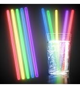 Windy City Novelties 25-Pack Assorted Colors 9 inch Glow Straws