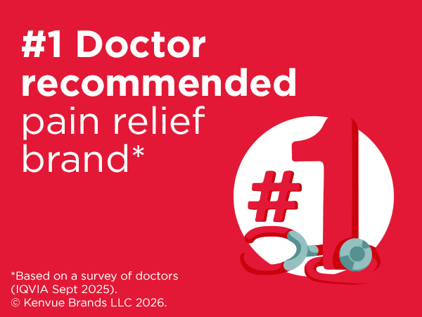 #1 Doctor Recommended Pain Relief Brand*