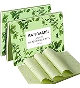 200 Counts Oil Blotting Sheets, FANDAMEI Blotting Paper for Oily Skin, Oil Control Film, Oil Abso...