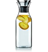 EVA SOLO | Fridge Carafe 1.0l | For Hot & Cold Drinks | Dishwasher-safe Borosilicate Glass | Stai...