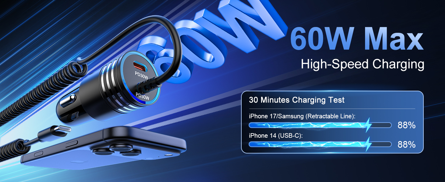iphone 16e car charger usb c