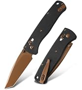 VIRENKNIFE Folding Pocket Knife for EDC,Crossbar Lock Knife with 2.95" 14C28N Blade G10 Handle, S...