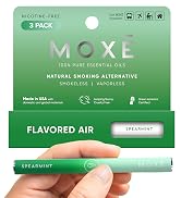 MOXE Natural Spearmint Air Inhaler | Non Electric Long-Lasting Flavored Air Refreshing Support | ...