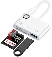 USB C SD Card Reader for Samsung Galaxy S25 S24 FE Ultra S23 S22 S21,High Speed Type C Micro SD M...