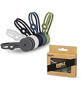Xuuza Cord Ties 10-Pack, Silicone Cord Organizer Magnetic Cord Holder Strap Winder Rubber Magnet ...
